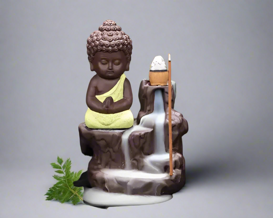 Buddha Backflow Incense Cone Burner - Urban Lush NZ