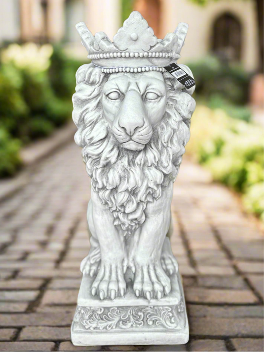 Lion with Crown Planter 85CMH - Urban Lush NZ