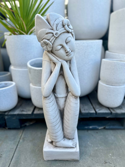 Flower Girl Statue (LEFT Only)75CM - Urban Lush NZ