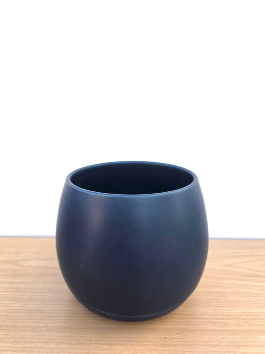 Addie Round Ceramic Planter 12.5CM - Blue