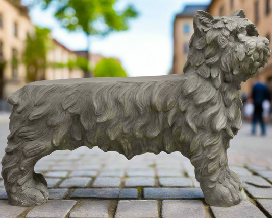 Fibre Clay Scottie Dog Stool - 74CML - Urban Lush NZ