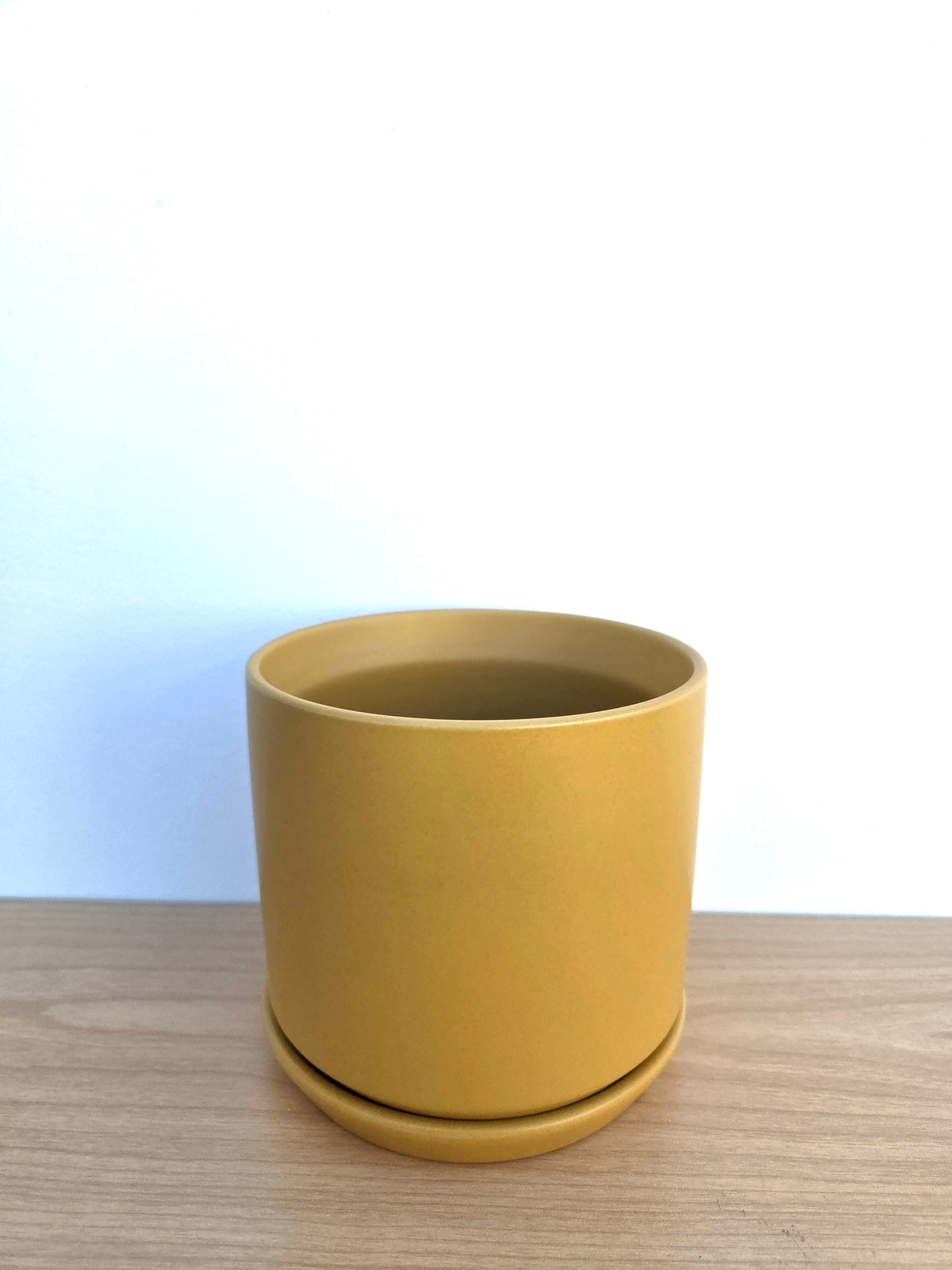 Adelle Straight Planter Pot 13.5CM - Mustard