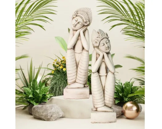 Flower Girl Statue (RIGHT)75CM - Urban Lush NZ