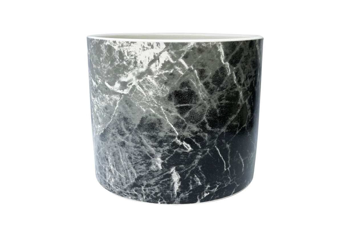 Black Marble Pot 14CM